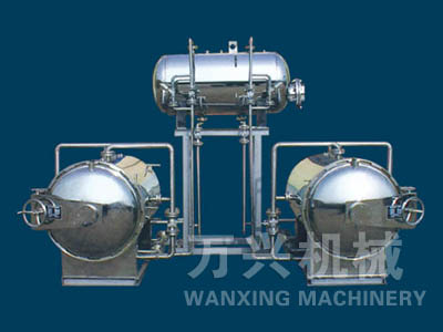 雙鍋并聯(lián)熱水噴淋式電汽兩用殺菌鍋